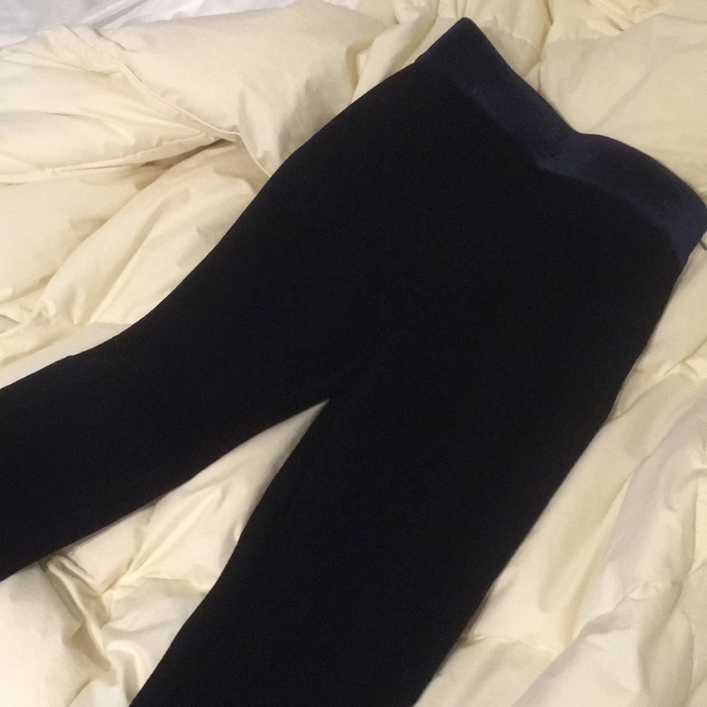 Blue Velour Pants